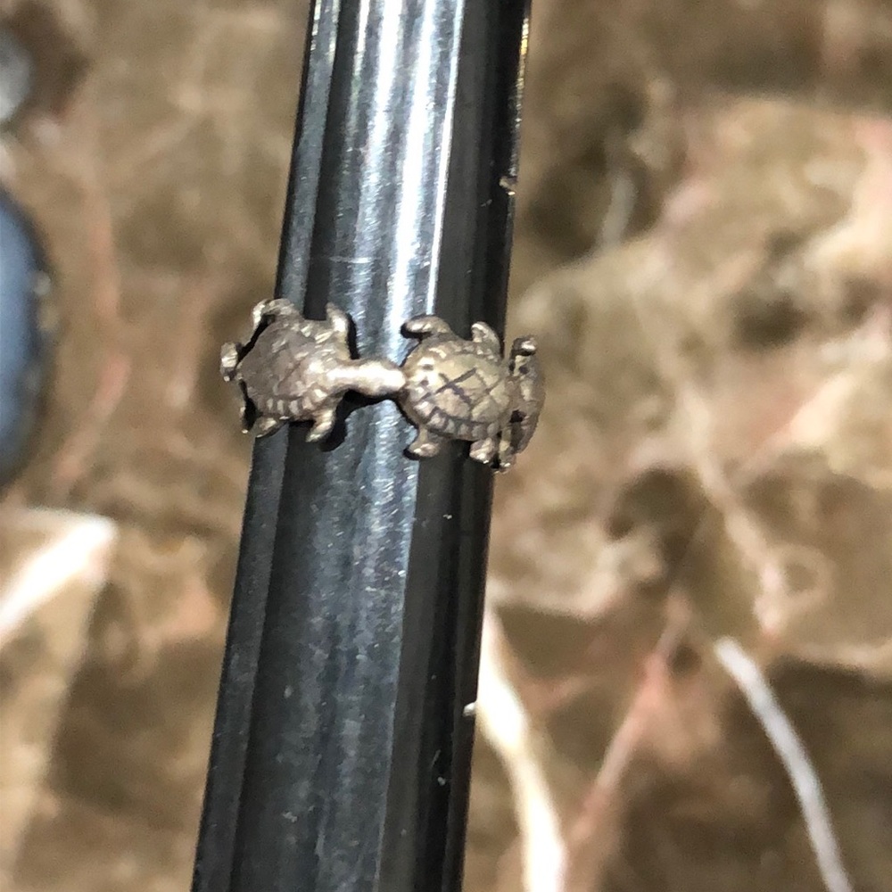 Silver Turtle Ring - image 7